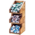 thumbnail image 1 of Cal Mil 2053-99 Madera 3 Section Condiment Display - Brown, 1 of 1