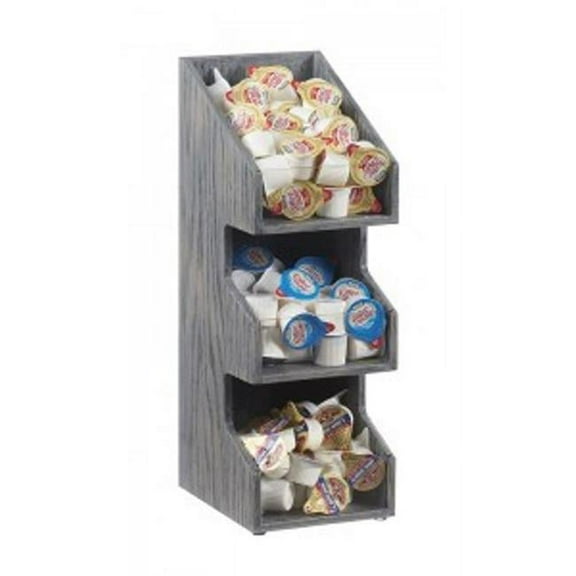 Cal Mil 2054-83 10.5 x 6.5 x 15.5 in. Ashwood 6 Tier Condiment Display