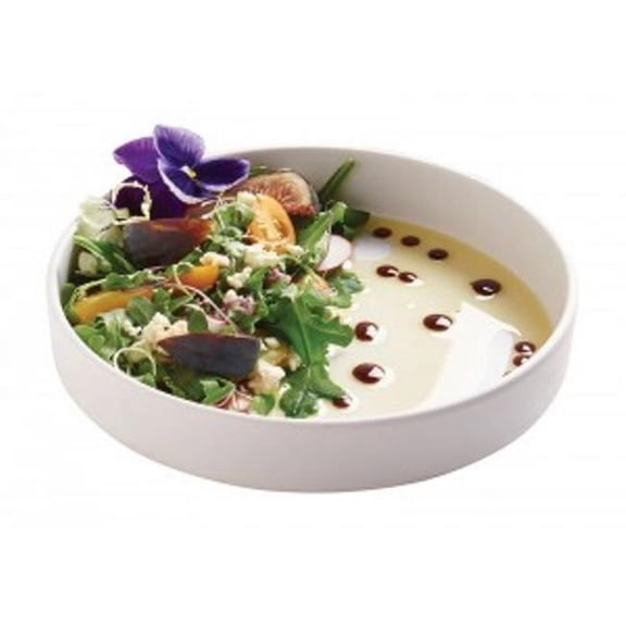 Cal Mil 22017-8-15 8.2 x 1.5 in. Melamine Plate - White