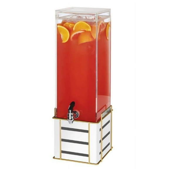 Cal Mil 22090-3INF-15 8.5 x 10 in. 3 gal Empire Beverage Dispenser with Infuser - White