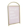 thumbnail image 1 of Cal Mil 22409-811-90 8.5 x 11 in. Arched Cardholder - Gold, 1 of 1