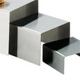 thumbnail image 1 of Cal Mil 239-4 Riser Stainless Steel - 6 x 6 x 4 in. - Silver, 1 of 1
