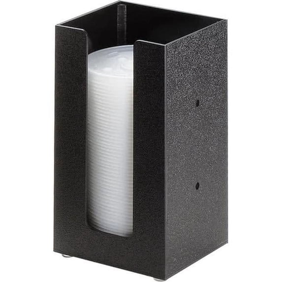 Cal Mil 298-13 Square Modular Lid Organizer, Black - 4 in.