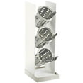 thumbnail image 1 of Cal Mil 3010-55 White Stainless Steel Vertical 3 Cylinder Display, 1 of 1