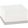 thumbnail image 1 of Cal Mil 3026-55 10 x 12 in. Riser - White & Stainless Steel - Silver, 1 of 1