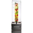 thumbnail image 1 of Cal Mil 3301-3INF-96 3 gal Midnight Infusion Crate Beverage Dispenser - Black & Clear, 1 of 2
