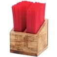 thumbnail image 1 of Cal Mil 3308-99 Madera Stir-Stick Straw Holder - Brown, 1 of 1