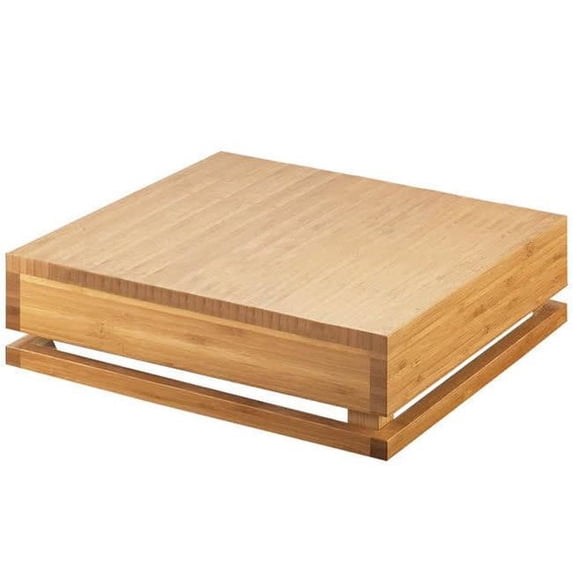 Cal Mil 3332-4-60 4 in. Crate Elev Riser Bamboo - Beige