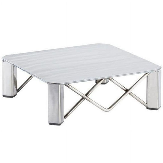 Cal Mil 3417-3 Steele Riser Clear Coat - 3 in. - Silver