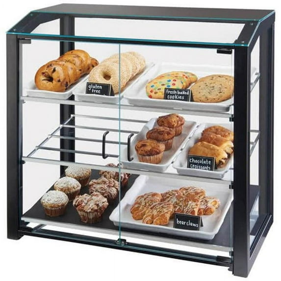 Cal Mil 3493-13L Large Black Grand Bakery Case
