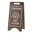 thumbnail image 1 of Cal Mil 3506 11.75 x 17 x 23 in. Wet Floor Sign - Brown, 1 of 1