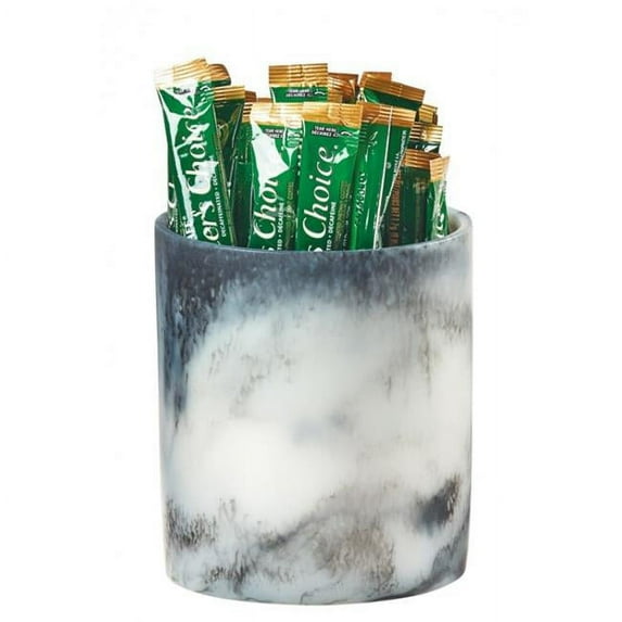 Cal Mil 3589-34 Mid-Century Cutlery & Condiment Cylinder Resin - 2.75 dia. x 4.5 in.