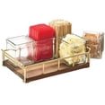 thumbnail image 1 of Cal-Mil 3713-46 Mid-Century Brass 13-1/2 x 8-1/2 Jar Organizer", 1 of 1