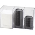 thumbnail image 1 of Cal Mil 375-12 3 Section Clear Cup Lid & Napkin Organizer, 1 of 2