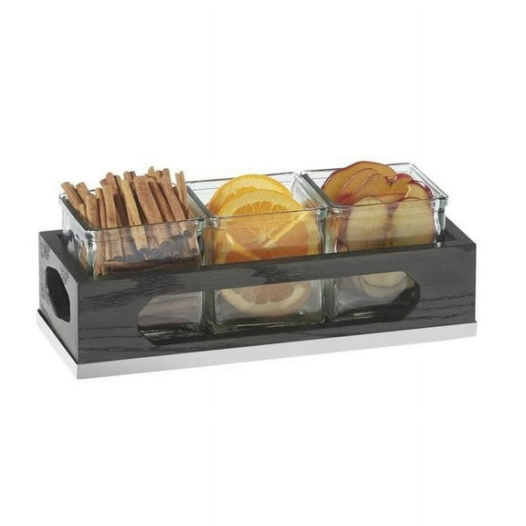 Cal Mil 3806-87 Cinderwood 3 Jar Holders