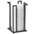 thumbnail image 1 of Cal Mil 3900-84 Sierra Bronze Metal Cup & Lid Holder - 4.75 x 4.75 x 8.25 in., 1 of 1