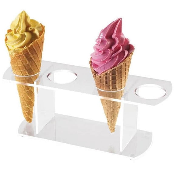 Cal-Mil 398 Clear Acrylic Waffle Cone Holder