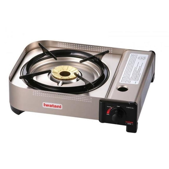 Cal Mil 4010-I Butane Stove with Brass Burner, Aluminum - 13.3 x 11.9 x 3.7 in.
