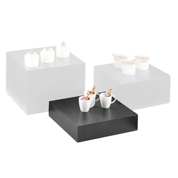 Cal-Mil 432-3-96 Midnight Cube Riser - 12" x 12" x 3"