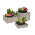 thumbnail image 1 of Cal Mil 432-9-110 12 x 12 x 9 in. Aspen Square Riser - Gray, 1 of 1