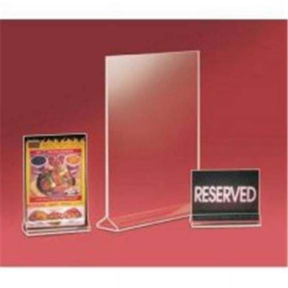 Cal-Mil 526 Clear 8.5 x 11" Menu Card Holder"