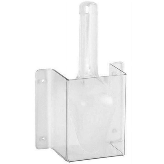 Cal Mil 623 Polycarbonate Wall Mount Scoop Guard - 6 oz - Clear