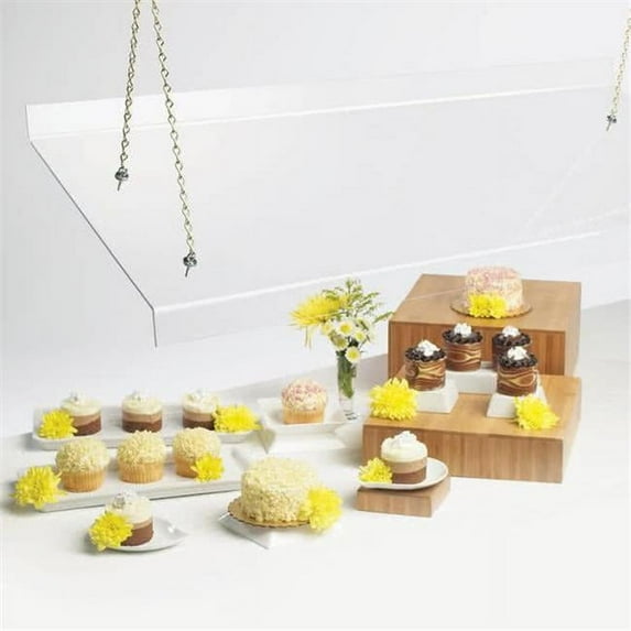 Cal Mil 778-S 6 ft. Single Face Sneezeguard Suspended Type