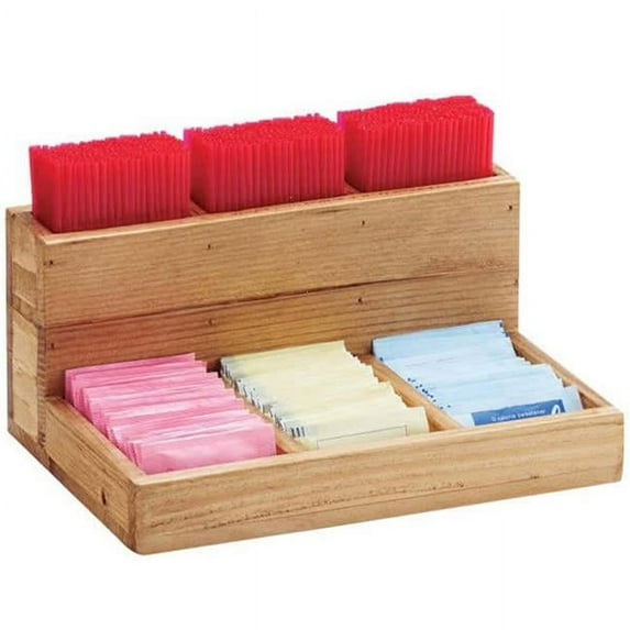 Cal Mil 796-99 Madera Packet & Stirstick Holder - Brown