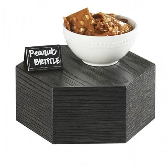 Cal Mil 435-8-87 8 in. Cinderwood Hexagon Risers