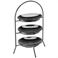 thumbnail image 1 of Cal-Mil 977-10-13 Black 3 Tier Arch Iron Framed Server, 1 of 1