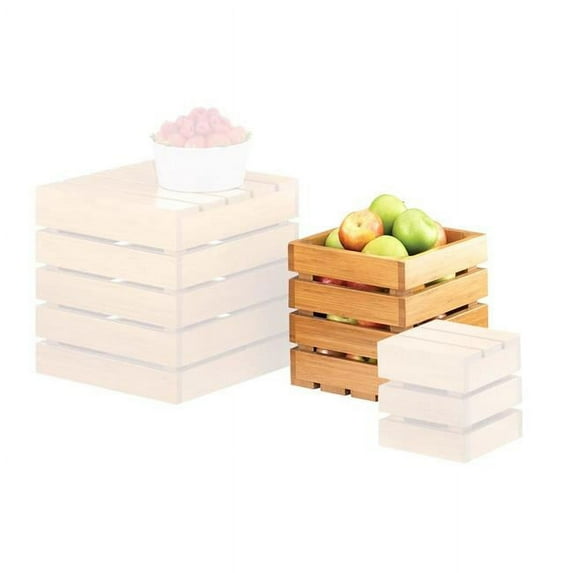 Cal Mil Bamboo Crate Riser - Square - 9 x 9 x 9 in.