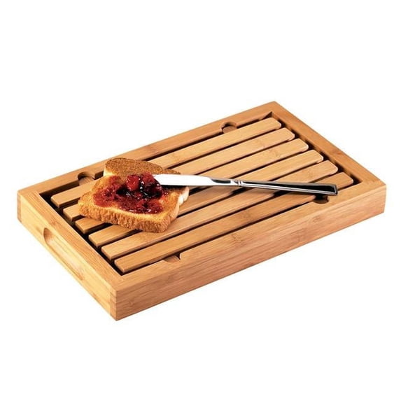 Cal-Mil 823 Bamboo 13.75 x 8" x 2" Crumb Catcher"