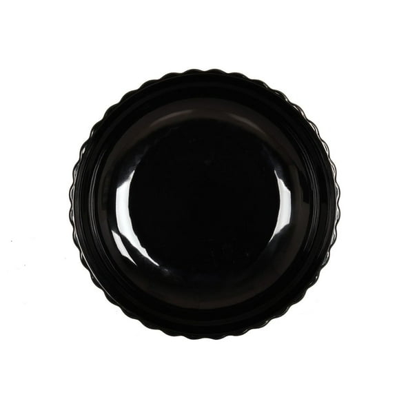 Cal Mil Black Scalloped Bowl, 78 Ounce Capacity -- 6 per case.