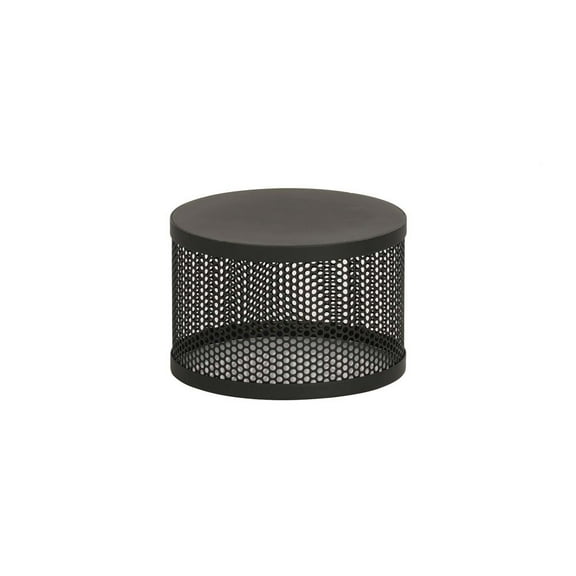 Cal-Mil 22916-5-13 7.5 x 5 in. Camden Perforated Metal Round Display Stand - Black