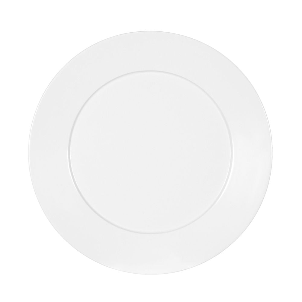 Cal Mil Classic Rim White Melamine Plate, 7 inch Dia. x 0.75 inch ...
