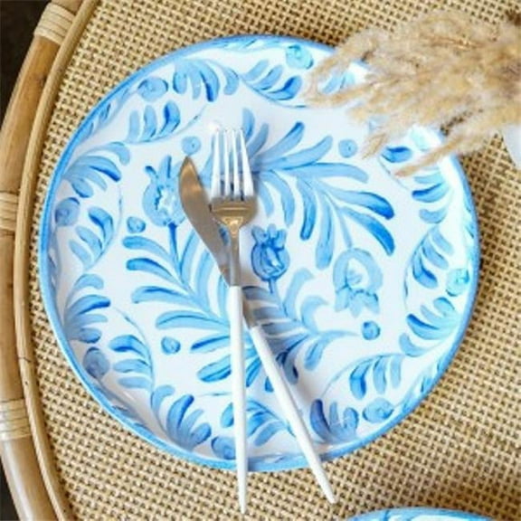 Cal Mil Costa Melamine Coupe Plate, 10.75 inch Dia. x 0.75 inch Height -- 6 per case.