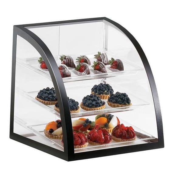 Cal-Mil Euro 3 Tray Metal Curved Case