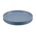 thumbnail image 1 of Cal Mil Hudson Stone Blue Raised Rim Melamine Plate, 12 inch Dia. x 1.5 inch Height -- 6 per case., 1 of 1
