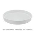 thumbnail image 1 of Cal Mil Hudson White Low Rim Melamine Plate, 10.25 inch Dia. x 1 inch Height -- 6 per case., 1 of 1