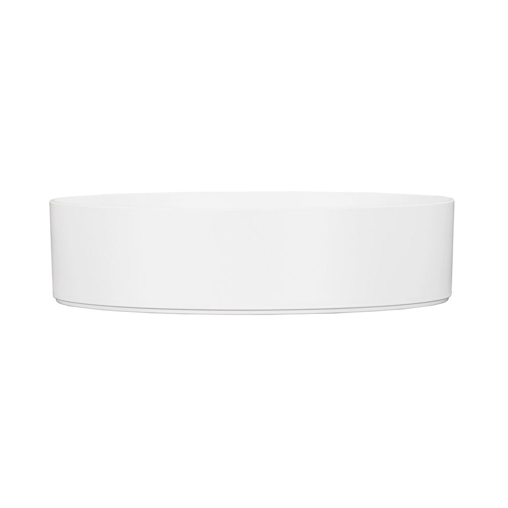 Cal-Mil 22550-14-15 14 x 3.5 in. 160 oz Hudson Round Melamine Bowl, White