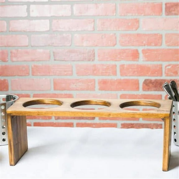 Cal Mil Madera Reclaimed Wood 3 Compartment Stand, 16 x 5.75 x 6 inch -- 1 each.
