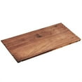thumbnail image 1 of Cal Mil Mid Century Walnut Rectangular Riser Shelf, 12 x 24 x .5 inch -- 2 per case., 1 of 2