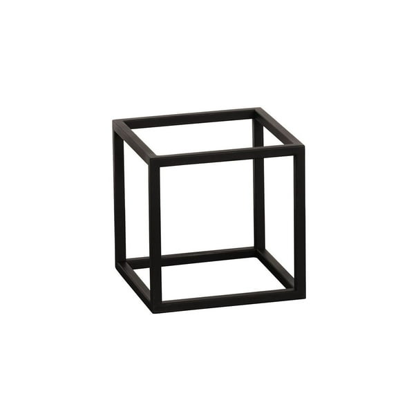 Cal-Mil 23201-10-13 10 x 10 x 10 in. Onyx Metal Cube Display Riser, Black