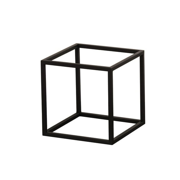 Cal-Mil 23201-12-13 12 x 12 x 12 in. Onyx Metal Cube Display Riser, Black