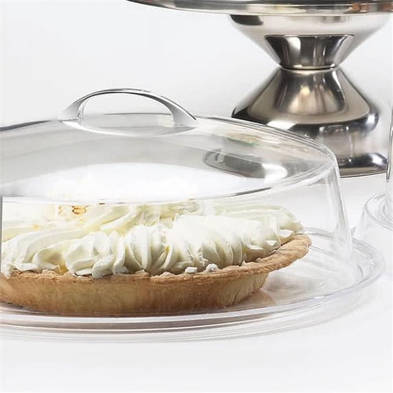 Cal Mil P313 12 in. Pie Cover, 4 in. High - Clear