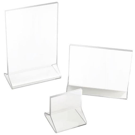Cal Mil P406 Standard Displayette Cardholder - 4 x 7 in. - Clear
