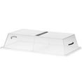 thumbnail image 1 of Cal-Mil Rectangular Clear Polycarbonate Center Hinged Dome Cover - 26"L x 18"W x 4"H, 1 of 4