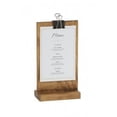 thumbnail image 1 of Cal Mil Rustic Pine Wood Madera Clipboard Menu Holder, 4.5 inch Width x 2.5 inch Depth x 8.5 inch Height -- 6 per case., 1 of 1