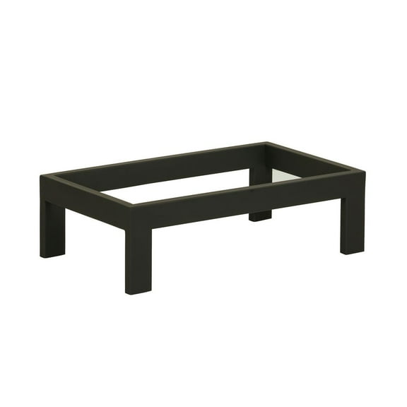 Cal Mil Sydney Sleek Black Metal Riser, 12 inch Width x 20 inch Depth x 6 inch Height
