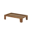 thumbnail image 1 of Cal Mil Sydney Walnut Taper Leg Riser, 12 inch Width x 20 inch Depth x 6 inch Height, 1 of 1